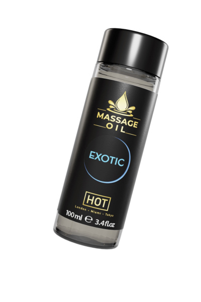 Массажное масло HOT Massage Oil EXOTIC , с экзотических фруктов,100 мл