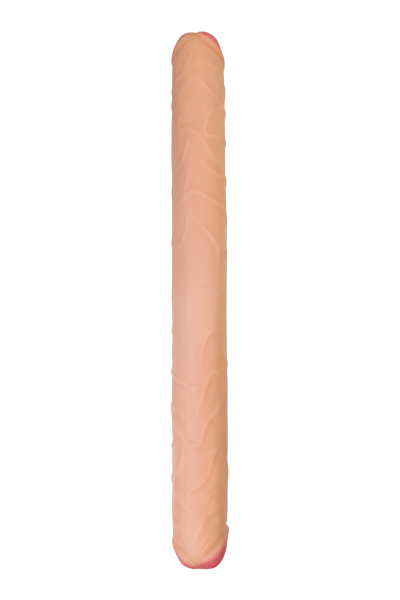 Фаллоимитатор TOYFA RealStick Brutal Castor двусторонний, neoskin, телесный, 56 cм