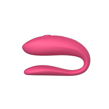 Вибратор для пар WE-VIBE Sync Lite розовый,силикон,7,5 см.